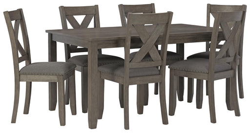 Caitbrook Dining Table and Chairs (Set of 7) - Furniture Gallery