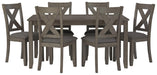 Caitbrook Dining Table and Chairs (Set of 7) - Furniture Gallery