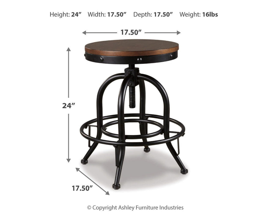 Valebeck Counter Height Bar Stool - Furniture Gallery