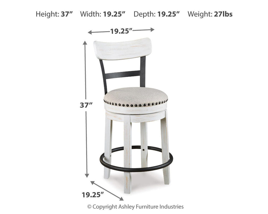 Valebeck Counter Height Bar Stool - Furniture Gallery