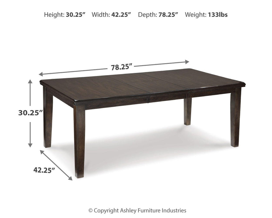 Haddigan Dining Extension Table - Furniture Gallery