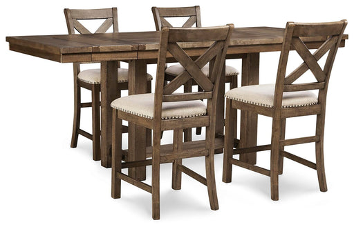 Moriville Counter Height Dining Set - Furniture Gallery