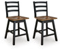Wildenauer Counter Height Swivel Barstool - Furniture Gallery