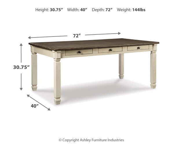Bolanburg Dining Table - Furniture Gallery