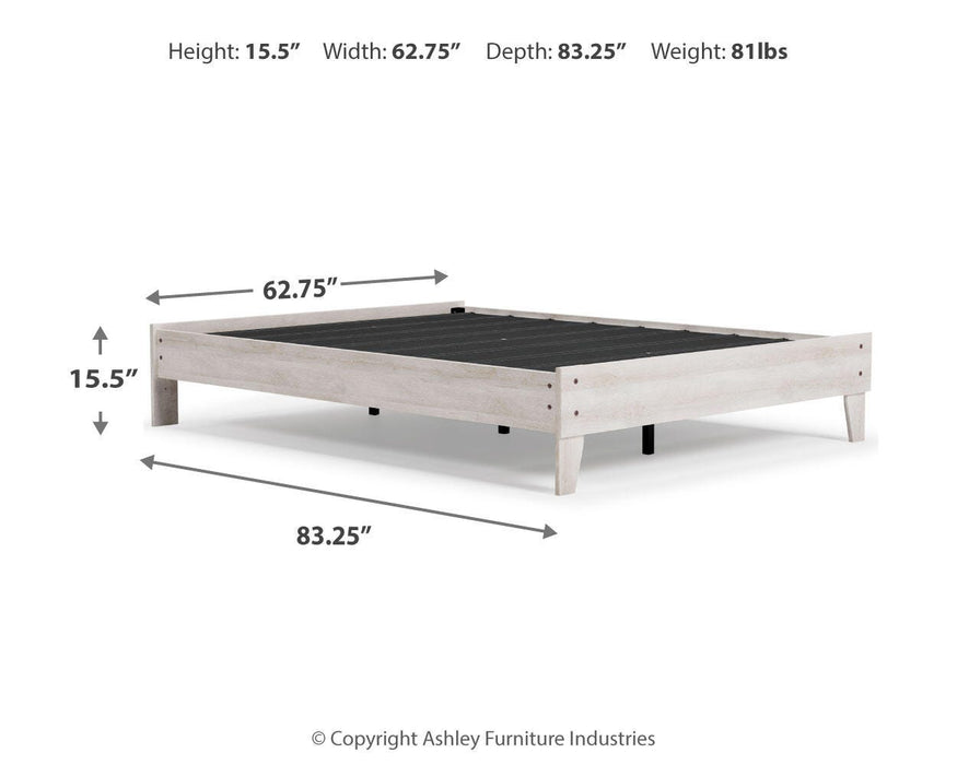 Shawburn Queen Platform Bed - Furniture Gallery