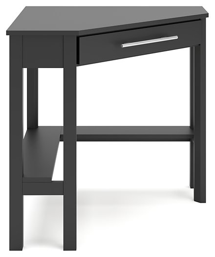 Otaska Home Office Corner Desk with Bookcase - Furniture Gallery