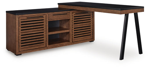 Kallari Credenza with Desk Return - Furniture Gallery