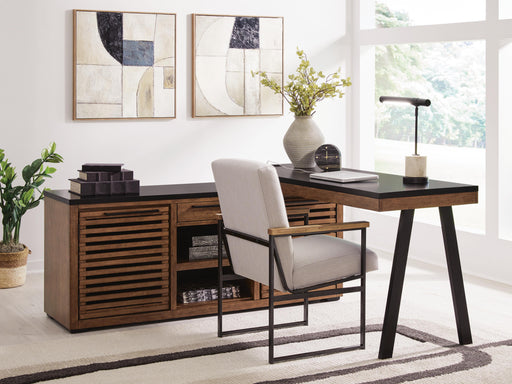 Kallari Credenza with Desk Return - Furniture Gallery