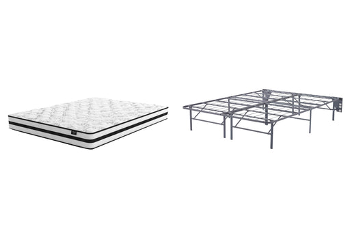 8 Inch Chime Innerspring Mattress Set - Furniture Gallery