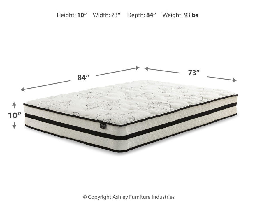 Chime 10 Inch Hybrid Mattress Package - Furniture Gallery