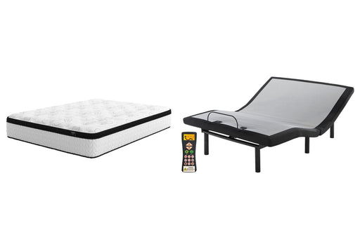 Chime 12 Inch California King Hybrid Mattress Package - Furniture Gallery