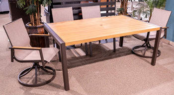 Carmel Highlands Outdoor Dining Table - Furniture Gallery