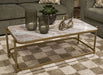 Manor Stone Coffee Table - Furniture Gallery