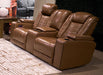 Gruaro Power Reclining Loveseat with Console - Furniture Gallery