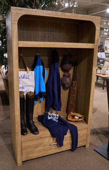 Dovander Hall Tree with Storage Bench - Furniture Gallery