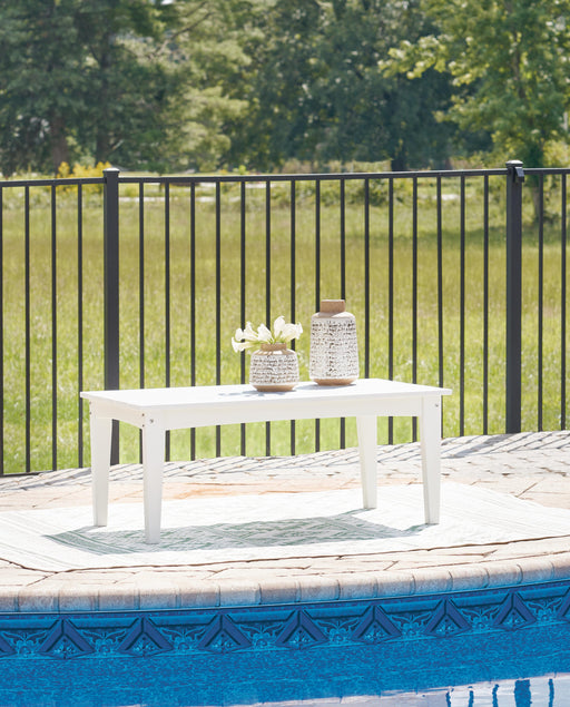 Hyland wave Outdoor Coffee Table - Furniture Gallery