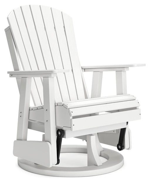 Hyland wave Outdoor Swivel Glider Chair - Furniture Gallery