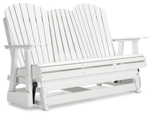 Hyland wave Outdoor Glider Loveseat - Furniture Gallery
