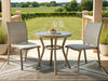Mission Beach Outdoor Table and 2 Chairs - Furniture Gallery