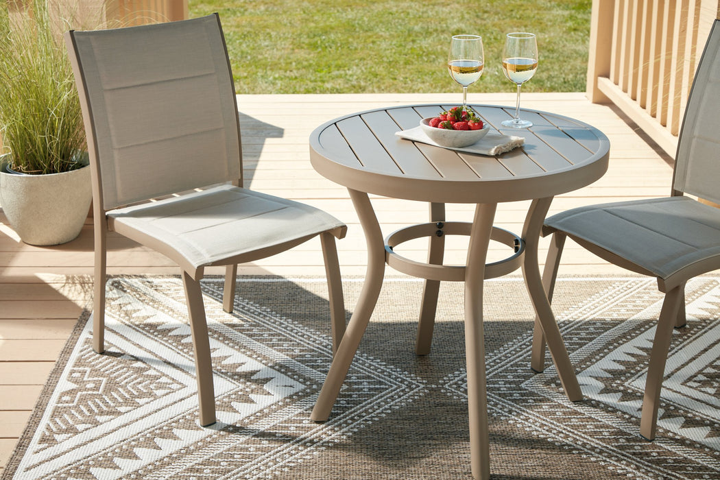 Mission Beach Outdoor Table and 2 Chairs - Furniture Gallery