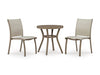 Mission Beach Outdoor Table and 2 Chairs - Furniture Gallery