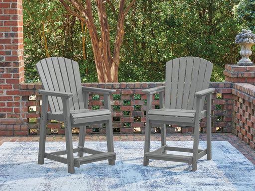 Sanctuary Beach Outdoor Counter Height Bar Stool (Set of 2) - Furniture Gallery