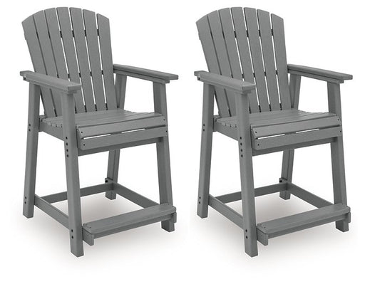 Sanctuary Beach Outdoor Counter Height Bar Stool (Set of 2) - Furniture Gallery