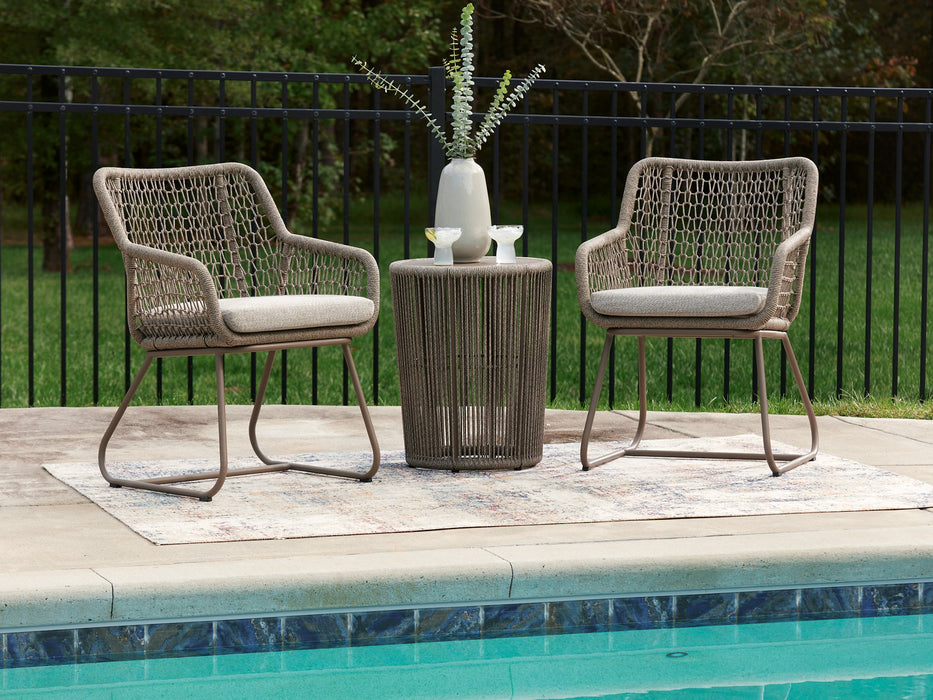 Majors Beach Outdoor Table and 2 Chairs - Furniture Gallery