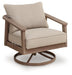 Harmony Headlands Outdoor Swivel Lounge with Cushion - Furniture Gallery