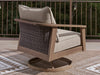 Harmony Headlands Outdoor Swivel Lounge with Cushion - Furniture Gallery