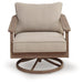 Harmony Headlands Outdoor Swivel Lounge with Cushion - Furniture Gallery
