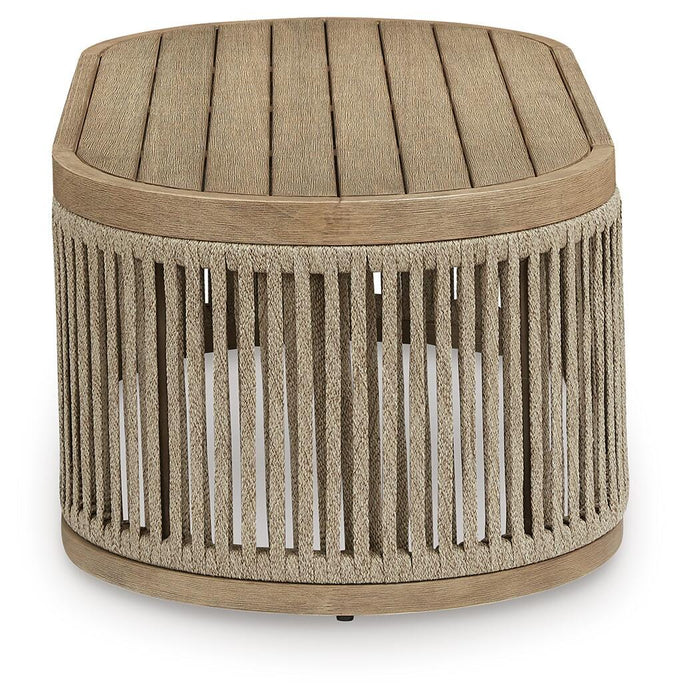 Serena Shores Outdoor Coffee Table - Furniture Gallery