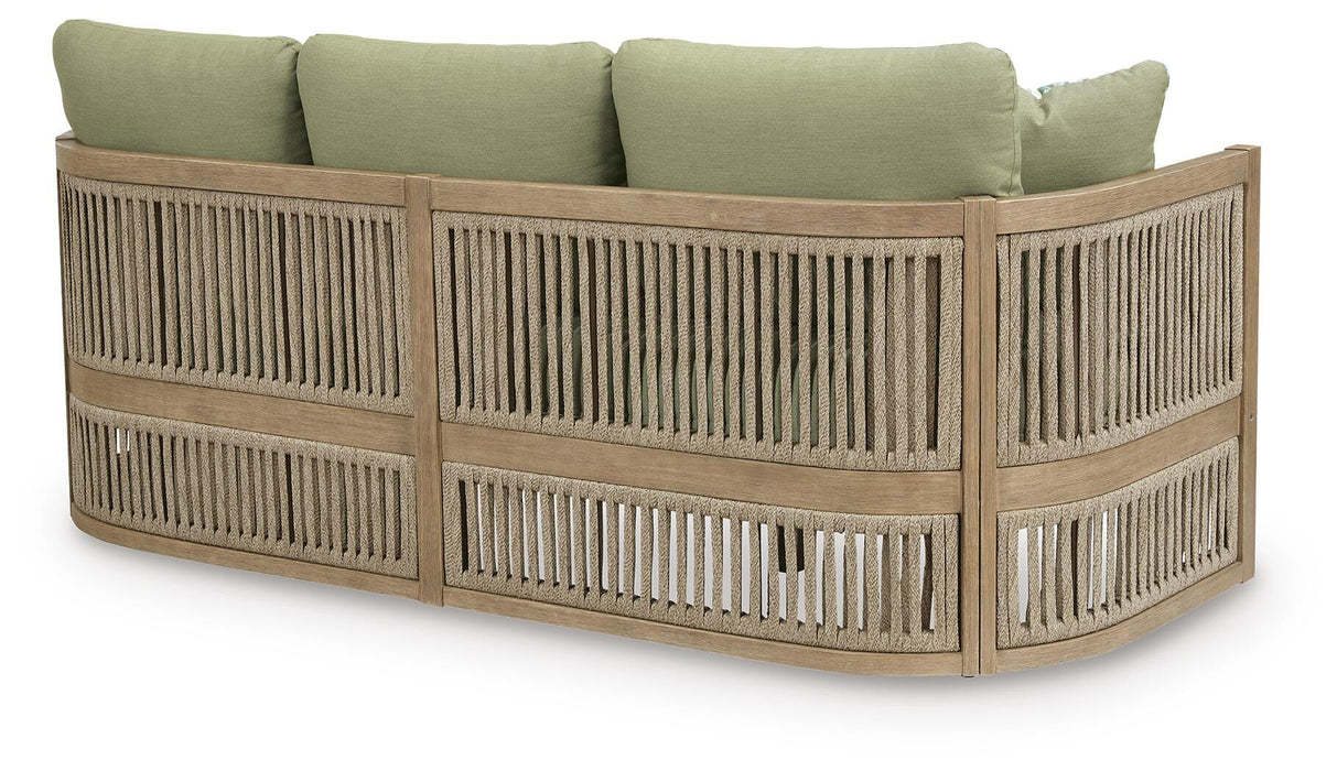 Serena Shores Outdoor Sofa with Cushion - Furniture Gallery
