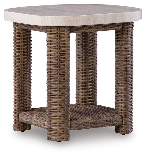 Dolan Creek Outdoor End Table - Furniture Gallery