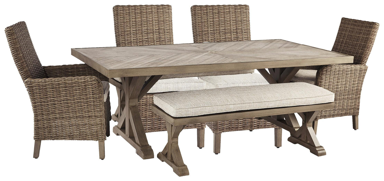 Beachcroft Outdoor Dining Set - Furniture Gallery