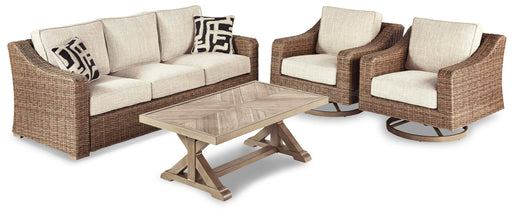 Beachcroft Outdoor Conversation Set - Furniture Gallery