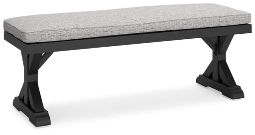 Beachcroft Outdoor Bench with Cushion - Furniture Gallery