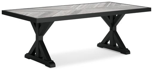Beachcroft Outdoor Dining Table - Furniture Gallery