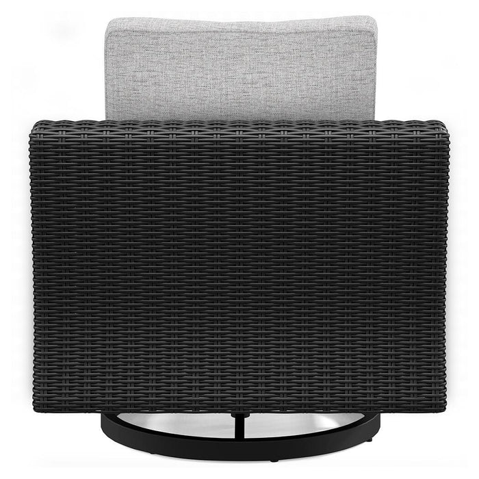 Beachcroft Outdoor Swivel Lounge with Cushion - Furniture Gallery