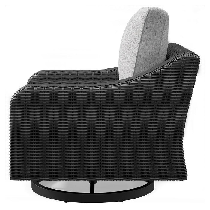 Beachcroft Outdoor Swivel Lounge with Cushion - Furniture Gallery