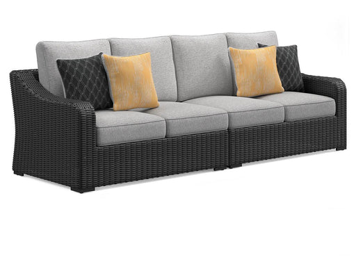 Beachcroft 2-Piece Outdoor Loveseat with Cushion - Furniture Gallery