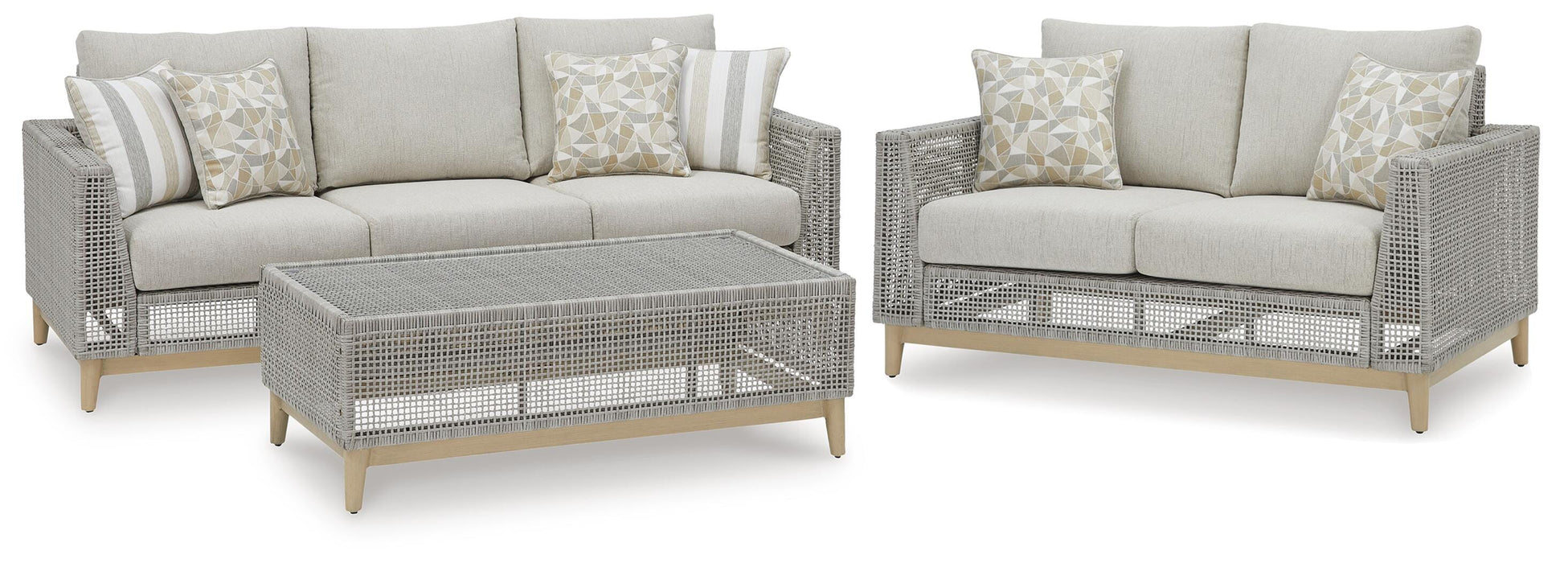 Seton Creek Outdoor Seating Set - Furniture Gallery