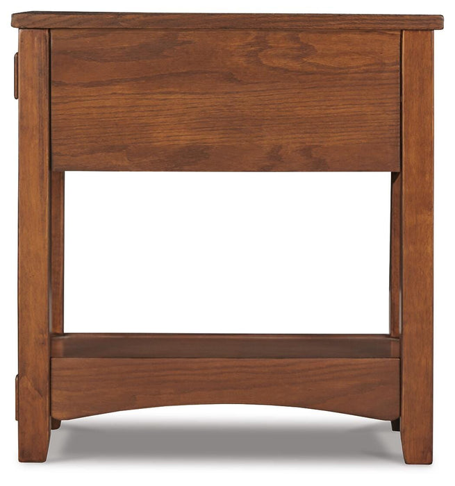 Breegin Chairside End Table - Furniture Gallery