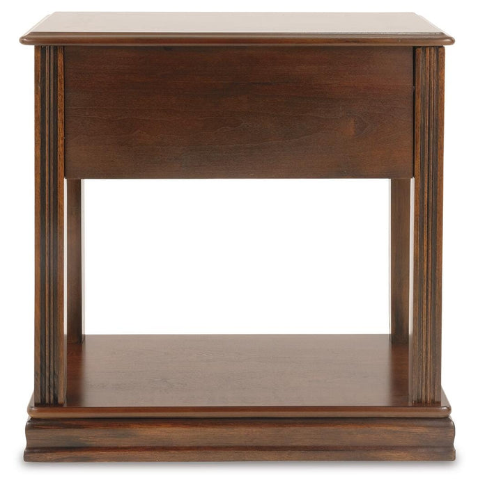 Breegin Chairside End Table - Furniture Gallery