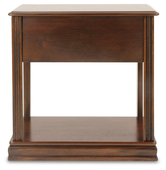Breegin Chairside End Table - Furniture Gallery