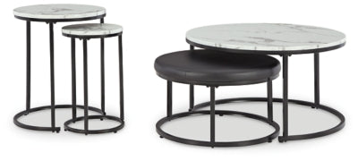 Jusmour Table (Set of 4) - Furniture Gallery