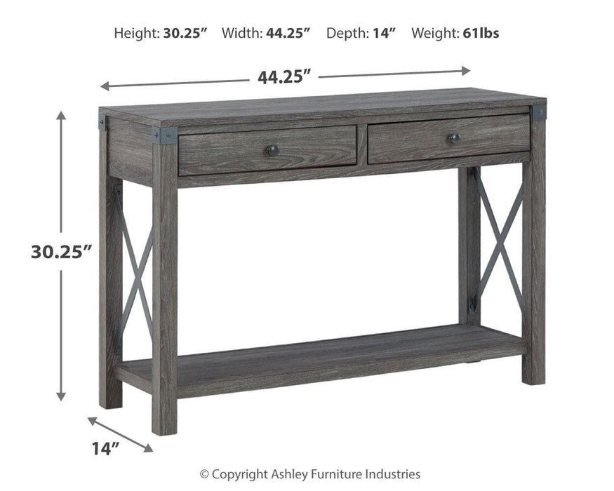 Freedan Sofa/Console Table - Furniture Gallery