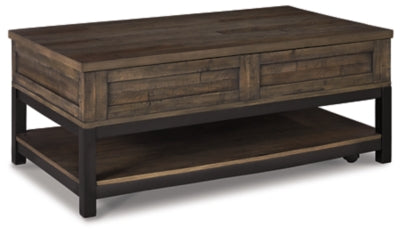 Johurst Coffee Table with Lift Top - Furniture Gallery