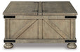 Aldwin Coffee Table With Storage - Furniture Gallery
