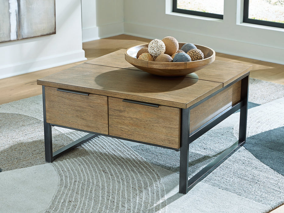 Montia Lift-Top Coffee Table - Furniture Gallery
